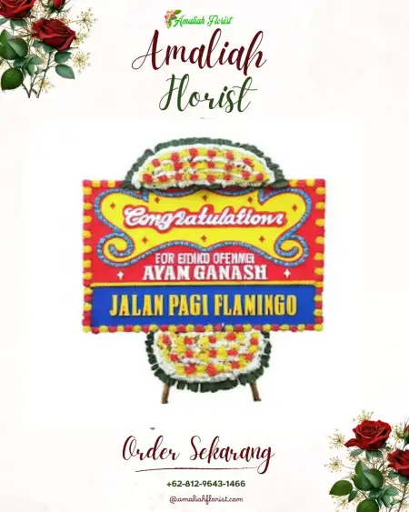 Sewa Papan Bunga Palas Pasemah